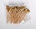 Gold Heart Appetizer or Sandwich/Swizzle Sticks - 3 1/2