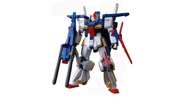 Amazon Com Gundam Msz 010 Zz Gundam With Extra Clear Body Parts Mg 1 100 Scale Toys Games