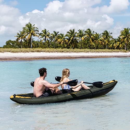 thumbnail image 2 of Inflatable Kayak 1/2 Person - Recreational Touring Kayak With Paddle, Pump & Bag | Portable Water Sports 2 of 11