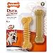 Nylabone Power Chew Durable Dog Chew Toys Twin Pack Flavor Medley & Peanut Butter Flavor Flavor Medley & Peanut Butter Small/Regular (2 Count)