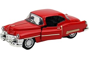 Zerodeko 1PC Classic Alloy Coupe Vintage Car Styling Model, 1/32 Scale Diecast Model Toy Car Model Collection Decoration Ornaments, Mini Car Photo Prop for Home Desk Bookshelf Cabinet