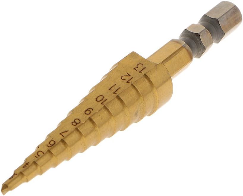 SHAFIRE Cone Drill Bit Hole Cutter Hss Steel Step Cone Drill Titanium Bit Hole Cutter Hex Shank