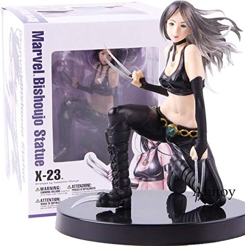 PUNIDAMAN Action Figure Bishoujo Statue X-23 PVC Collectible Model Toy Gift Baby Boy Must Haves Unique Gifts The Favourite Anime Superhero Cake Topper UNbox Switch