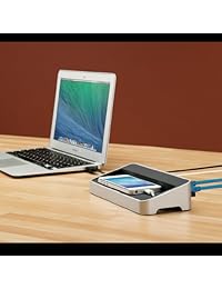 Kanex simpledock (3) Puertos SuperSpeed USB 3.0 Hub, Gigabit Ethernet y 10 W estación de carga