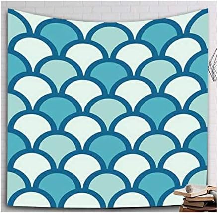 Zwj Tapiz De Olas De Mar De Dibujos Animados Decoracion Abstracta Colgar En La Pared Inicio Arte De La Pared Dormitorio Colgante Estera De Yoga Mantel 150x130cm Amazon Es Hogar