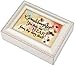 Cottage Garden Granddaughter Ivory Music Box/Jewelry Box Plays You Light Up My Life