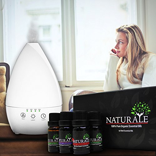 Super Quiet Naturale Aromatherapy Essential Oil Diffuser Humidifier White Color Change Led Waterless Auto Shut Off Bpa Free White Diffuser For Home Office Health Buy Online In
