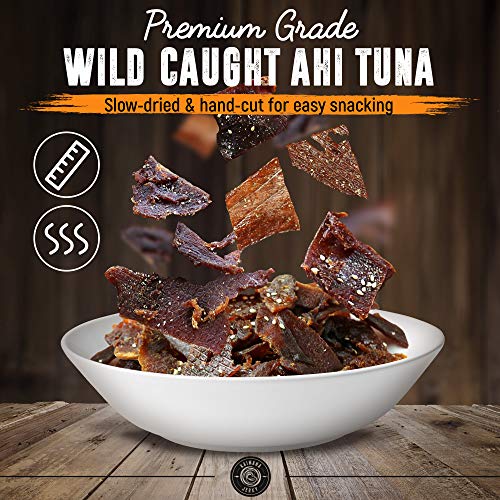 Kaimana WildCaught Ahi Tuna Jerky Teriyaki Rich in Omega3s & High