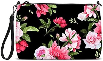 Etype Women Envelope Cross Body Bags Clutch Purse Handbags Wristlets for Ladies Flower3