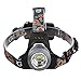 Max 2000 Lumens Adjustable LED Headlamp Headlight, Zoomable Spot Light Flood Light, Handsfree Waterproof Flashlight for Camping Running Hiking Reading Cycling Hunting Fishing