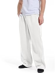 ZUGJAM Men's Baggy Sweatpants Wide Leg Lounge Sweat