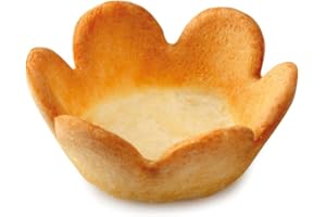 HRVST CHEF'S MARKET Ole Tapas - Mini Flower Savory Pastry Shells, 1.65" Diameter x 0.39" Height, 240 Pieces - Light, Crispy, Neutral Flavor