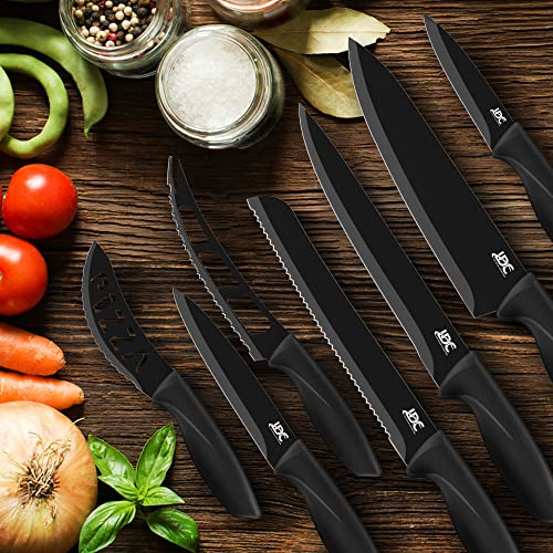 Lux Decor Collection Knife Set 7 Piece Knives Set For Kitchen Ultra