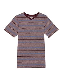 French Toast Boys 'rayas de manga corta playera de cuello