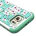 Galaxy S6 Case, Eflistone(TM) Samsung Galaxy S6 Beautiful Flower Pattern Design Slim Fit Cover with Soft TPU Hybrid Shockproof Protective Hard Case Cover for Samsung Galaxy S6 (case-6)