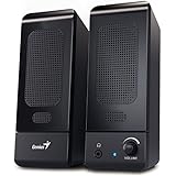 Desktop Speaker Set U120 / Compact Multimedia 2.0 Speakers for PC , Mac, Computer, Laptop / iCHOOSE