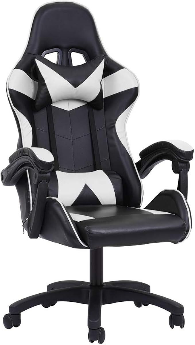 Gaming Chair, 360°Rotating Ergonomic Adjustable Backrest