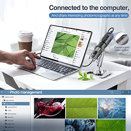 Wireless Digital Microscope,YINAMA 50X1000X Magnification Handheld