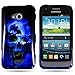 CoverONĀ® Slim Hard Case for Samsung Galaxy Victory 4G LTE with Cover Removal Tool - (Blue Skull)