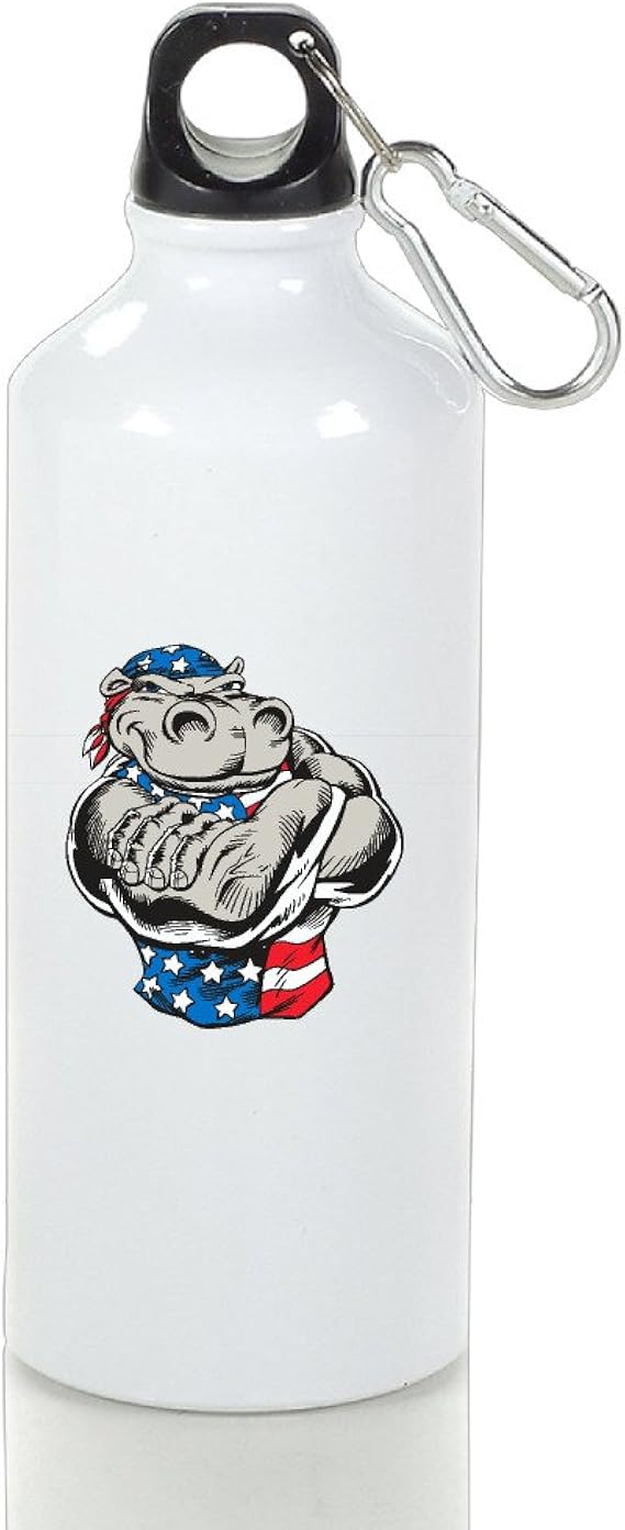 Amazon Co Jp Yuri 男性 元気満々 ゴリラ 動物 イラスト ステンレス戸外運動水筒 ファッション コップ スポーツ 携帯便利 ホワイト 400ml ファッション