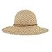 LETHMIK Womens Floppy Straw Hat Summer Beach Brimmed Ladies Crushable Sun Hat Beige