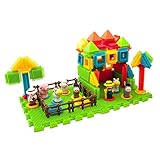 PicassoTiles PTB100 100pcs Bristle Shape 3D