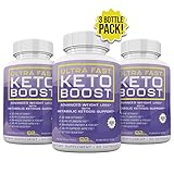 Ultra Fast Keto Boost - Advanced Weight Loss with Metabolic Ketosis Support - 800MG - 180 Capsules - 90 Day Supply