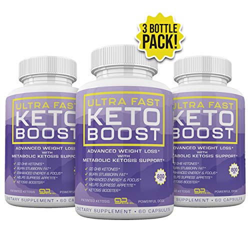 Ultra Fast Keto Boost - Advanced Weight Loss with Metabolic Ketosis Support - 800MG - 180 Capsules - 90 Day Supply Ultra Fast Keto Boost - Advanced Weight Loss with Metabolic Ketosis Support - 800MG - 180 Capsules - 90 Day Supply