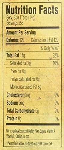 Napa Valley Naturals Organic Toasted Sesame Oil, 128 Ounce