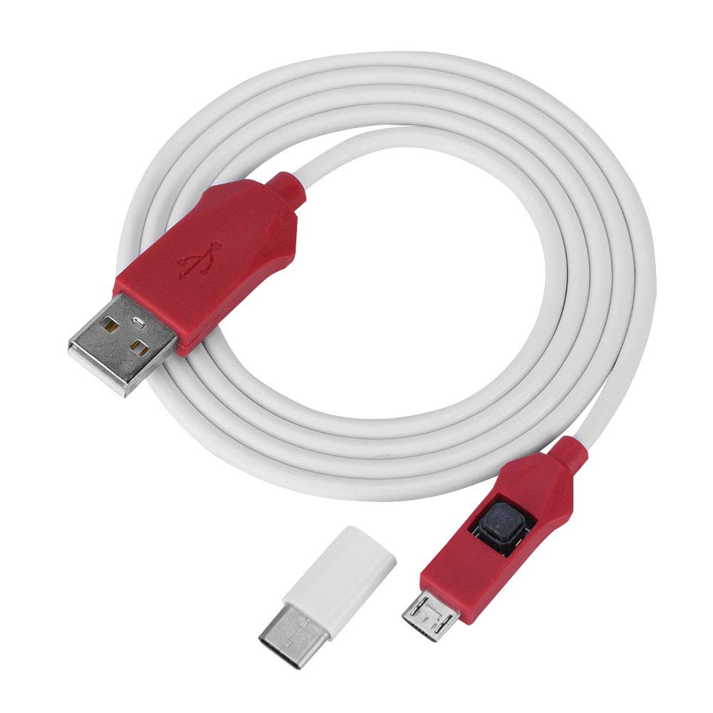 Kafuty Deep Flash Cable for Xiaomi Phone Models Open Port 9008 Type C Adapter for BL Blocks Engineering (White + Red)
