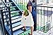 Foldable Cotton Grocery Bags, Eco Bags, Reusable Shopping Bags, 100% Biodegradable, Zero Waste Home, All-Natural Canvas Tote Bags, Large 15