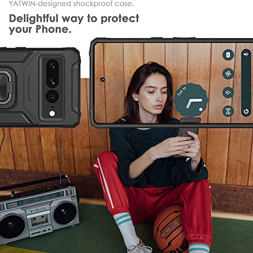 YATWIN Compatible with Google Pixel 7 Pro Case,Military Grade Rugged