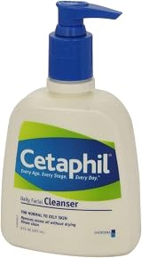 Cetaphil Daily Facial Cleanser Normal to Oily Skin 235ml 8oz Gentle Face Wash view 5
