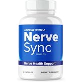 Nerve Sync Capsules, Official NerveSync Nerve Support, NerveSync Advanced Health Support Sciatica Relief Supplement Sciatic Soothing Neuropathy Reviews Natural Soothing Reviews (60 Capsules)