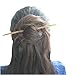 FANTAC CRAFTS Vintage Women Girl Natual Yak Horn Hair Stick Hairpin Creative Hair Accessory Chignon Bun Updo Chinese Like a Jade Pin