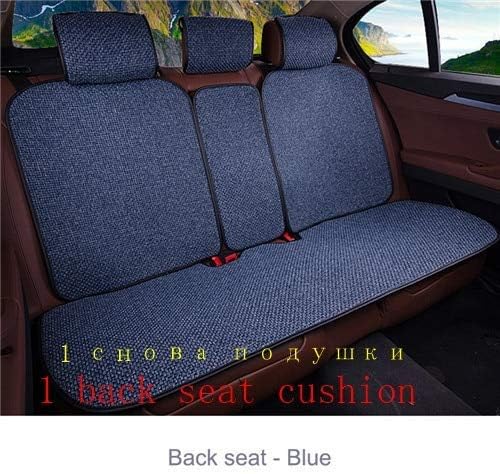 サイズ名 バックシート赤 車の中で1枚ユニバーサルフロントカーシートカバーマット人工リネンオートシートクッションカバーはほとんどの車トラックsuvやバンカーアクセサリー 2フロントシートコーヒーサイズ フィット Dinegg Size Back Seat Blue