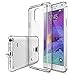 Ringke Fusion Compatible with Galaxy Note 4 Case [Dust Cap & Drop Protection] Premium Clear Back Shock Absorption Bumper Hard Case with HD Screen Film for Samsung Galaxy Note 4 - Clear