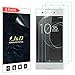 J&D Compatible for Sony Xperia XA1 Screen Protector (3-Pack), Not Full Coverage, HD Clear Protective Film Shield Screen Protector for Xperia XA1 Crystal Clear Screen Protector
