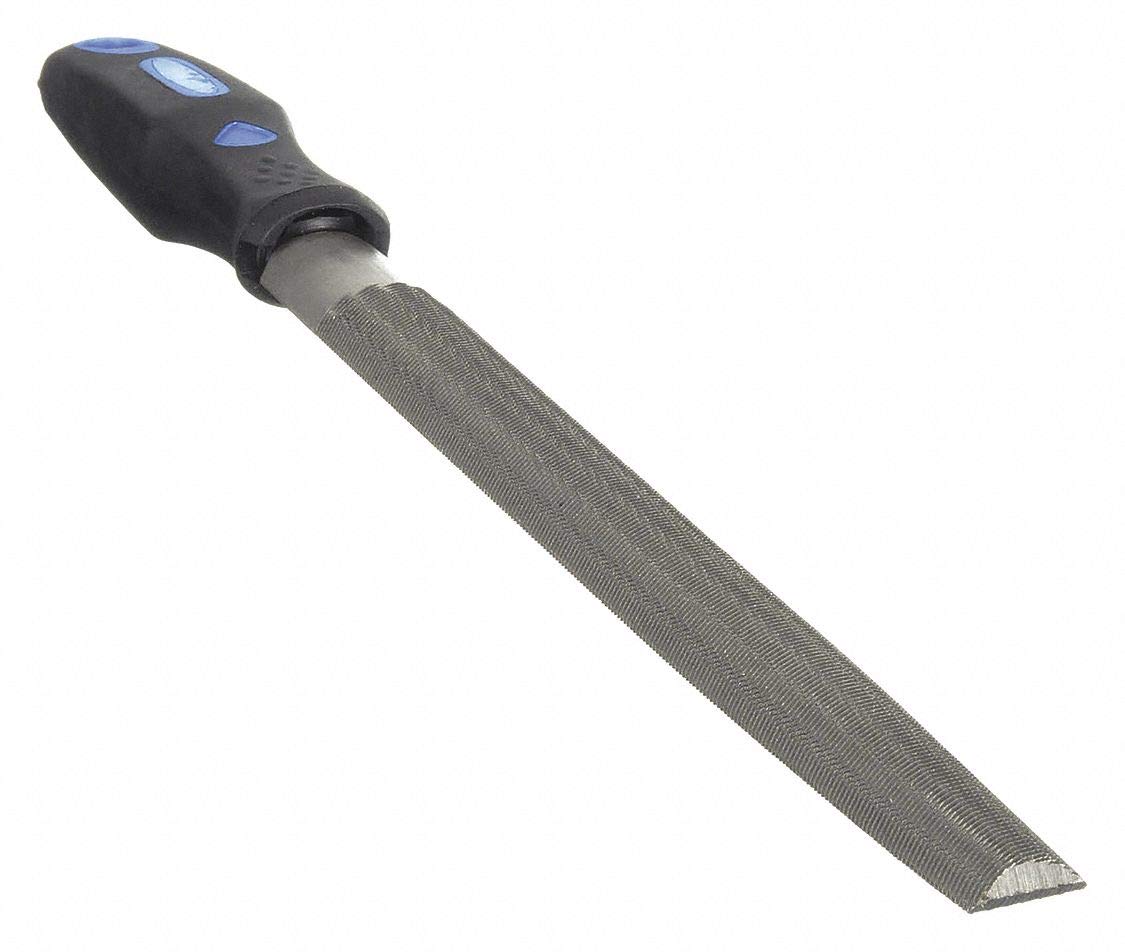 Westward 1NFW2 Half Round File, 8 In L, Ergo Handle Hand Files Industrial & Scientific