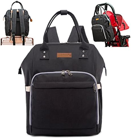 Diaper Bag Backpack BTshine Baby Multi-Function Diaper Bags Stroller Organizer Waterproof Travel Nappy Bags for Baby Care Large Capacity with Insulated Pockets and Stroller Straps