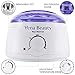 Wax Warmer, Hair Removal Waxing Kit Electric Hot Wax Heater for Facial &Bikini Area& Armpit with Hard Wax Beans and Wax Applicator Sticks - Self-waxing Spa in Home