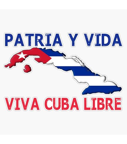 1art1 Adesivo Cuba 'Viva La Vida' – Sticker 9x9 Cm Per Collezionisti, Qualità Premium