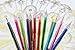 Color Gel Pens Set with Diamond Head,Colored Fine Point Ballpoint Ink Pens Markers For Adults Coloring Books (Pack of 12 Colors)