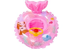 YUERFEILA Baby Swimming Float,Inflatable Baby Swim Ring with Seat for Infant/Toddler,Children Waist Float Ring