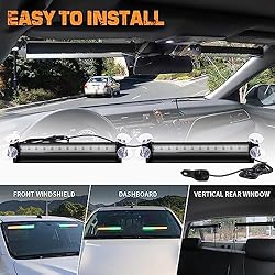 XRIDONSEN Emergency Dash Strobe Lights 144 LED