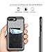 iPhone 8 Plus Case, iVAPO iPhone 7 Plus Cover Poker Series with Genuine Leather Pocket iPhone Case for iPhone 8 Plus/iPhone 7 Plus 5.5 inch Black