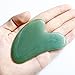 Jovivi Gua Sha Massage Tools, 2 Pcs Rose Quartz Green Aventurine Guasha Board for Face & Body, Natural Crystal Stone Gua Sha Facial Tool, Face Massager for Traditional Acupuncture Therapy