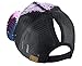 C.C Ponycap Messy Bun Ponytail Reversible Magic Sequin Adjustable Baseball Cap, Purple/Hot Pink/Turquoise/Silver