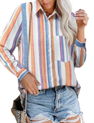 Magritta Long Sleeve Shirts for Women Casual Cute
