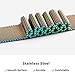 INTENY Band Compatible with Apple Watch 42mm 44mm, Milanese Sport Loop, Stainless Steel Mesh Strap, Compatible with iWatch Series 4, Series 3, Series 2, Series 1 (42MM 44MM, Red)
